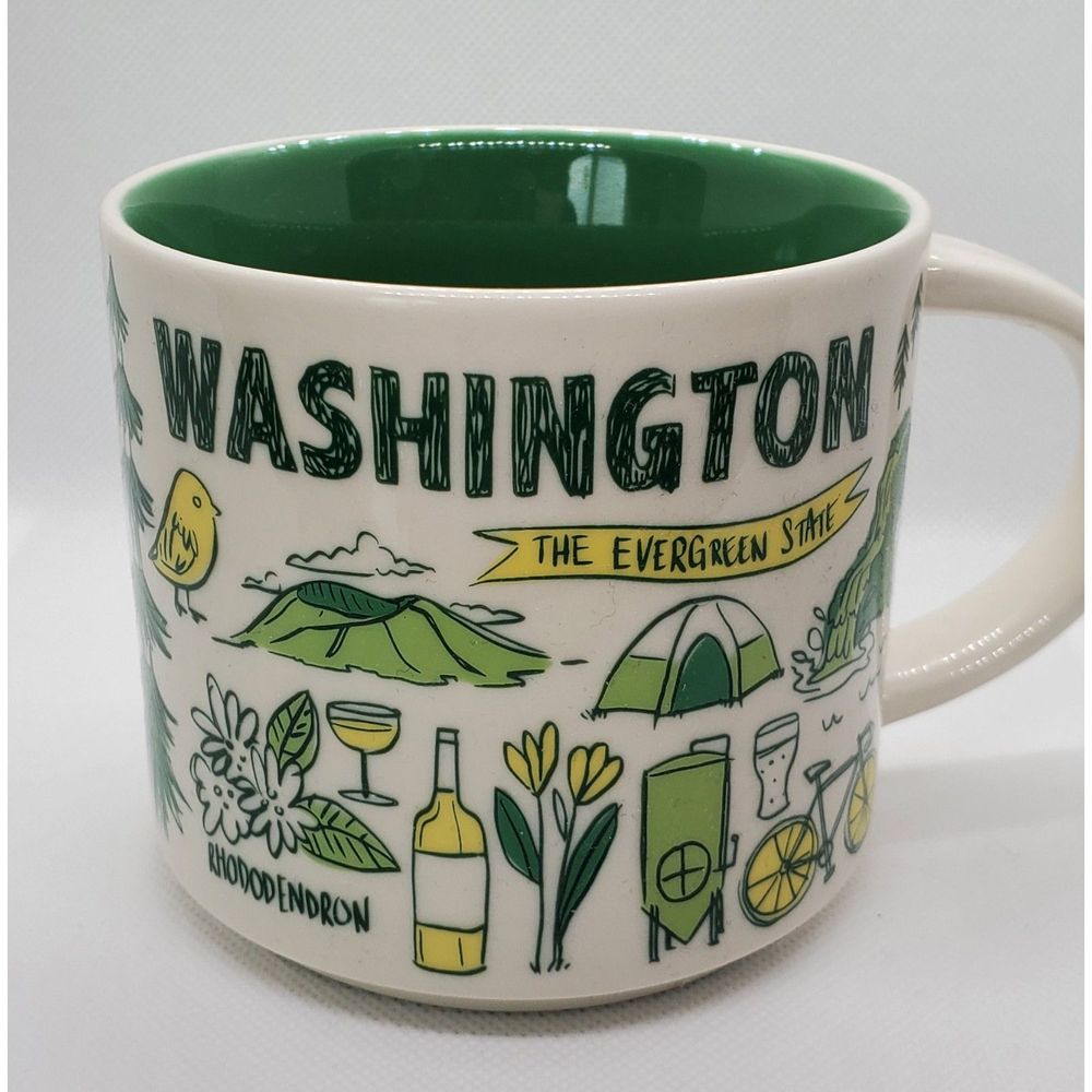 Starbucks "Been There Series" Collectors Mug, Washington State, 2022, Evergreen